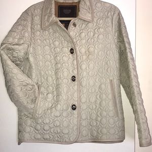 Light weight Coach Beige Coat